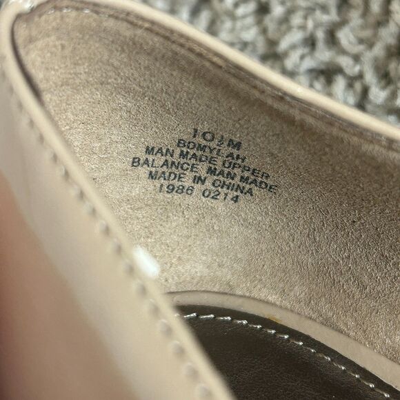 Bandolino Rainaa Pump Tan Peep Toe Sz 10.5 - Picture 6 of 6